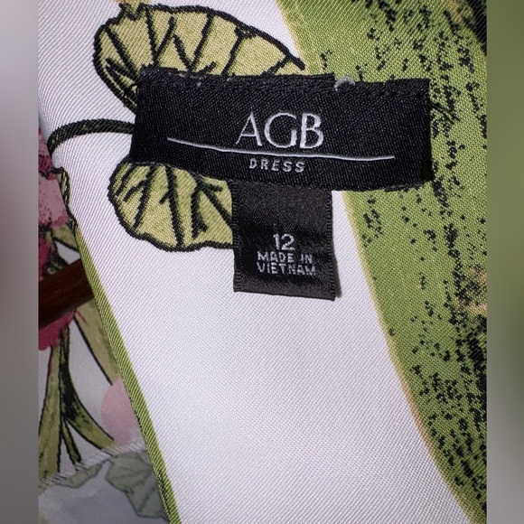 AGB floral women’s size 12 dress - Picture 4 of 6
